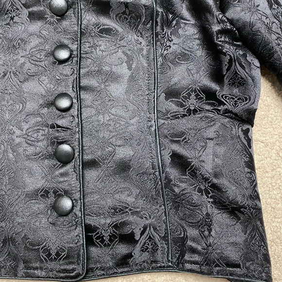 Lip Service 2005 Blacklist Petals From the Torture Garden Black Jacket L - Picture 2 of 6